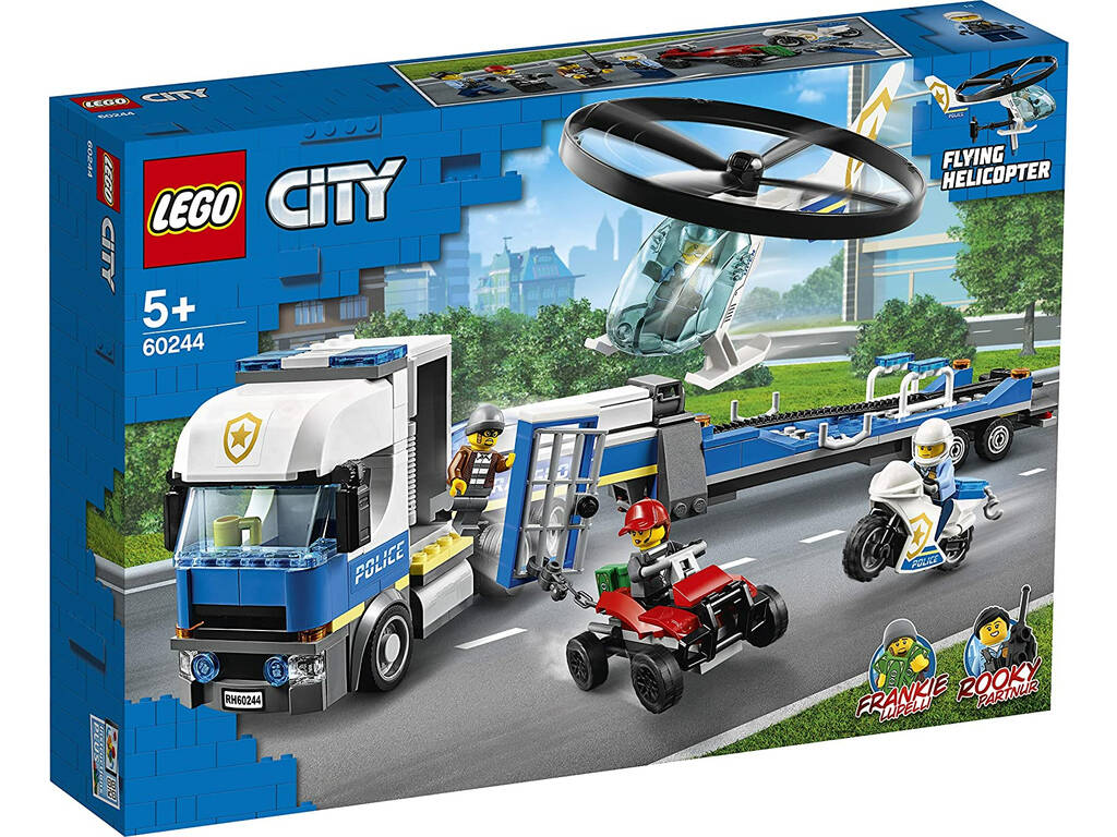 Lego City Police Camión de Transporte del Helicóptero 60244