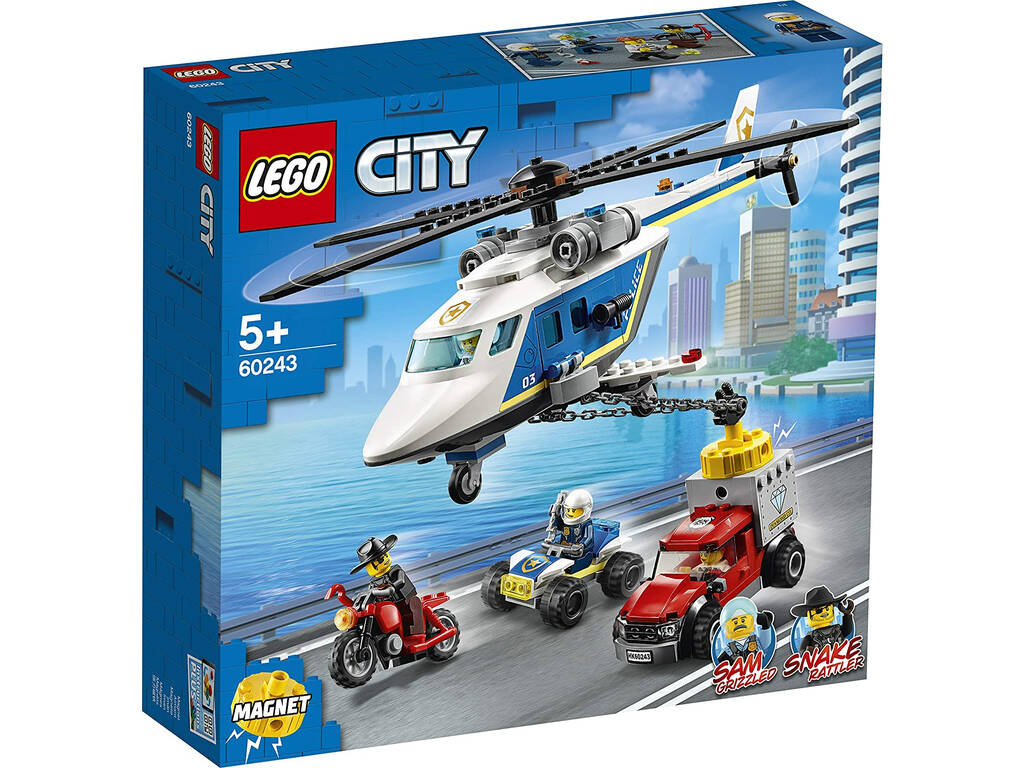 Lego City Police Persecución en Helicóptero 60243