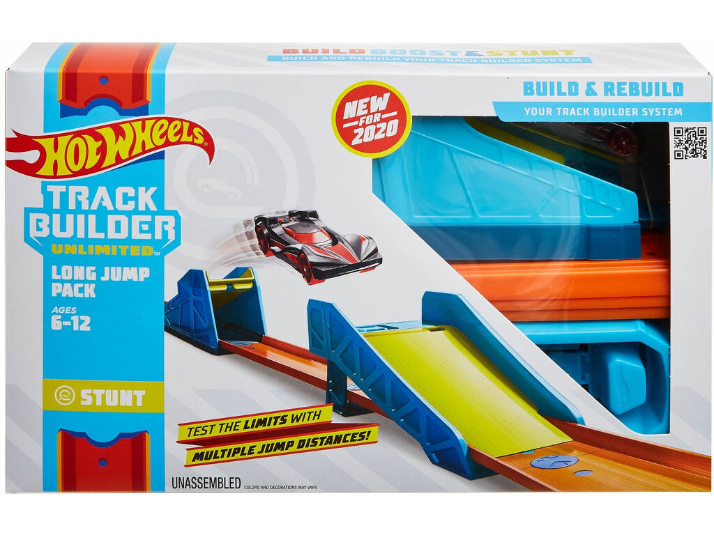 Hot Wheels Builder Pack de Pulos Longos Mattel GLC89
