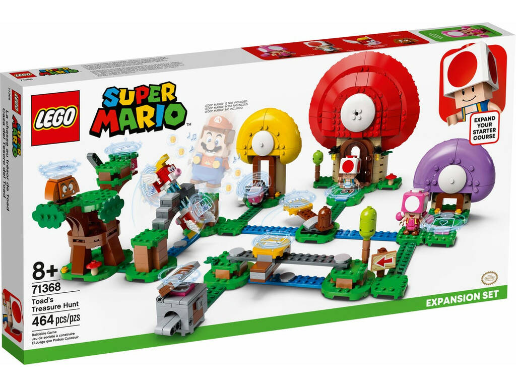 Lego Super Mario Set de Expansión: Caza del Tesoro de Toad 71368