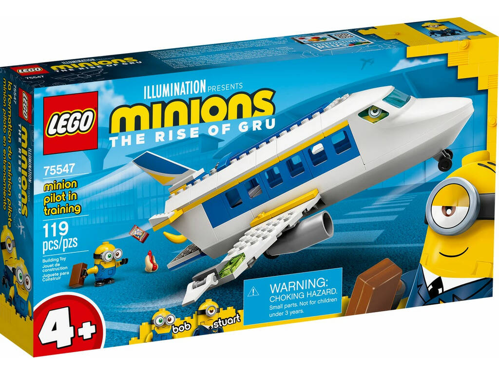 Lego Minions Minion Piloto em Prácticas 75547