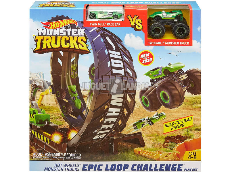 Hot Wheels Monster Trucks Défi de Loopings Épiques Mattel GKY00