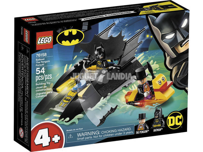 Lego Batman Caça ao Pinguim na Batlancha! 76158