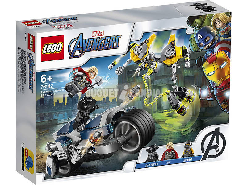 Lego Super Heroes Avengers Attacco in Moto 76142