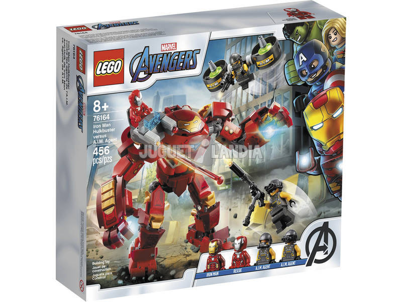 Lego Super Heroes Hulkbuster di Iron Man vs Agente di A.I.M. 76164