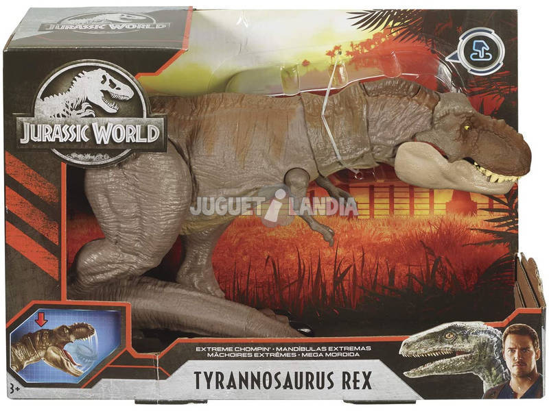 Jurassic World T-Rex Supermandíbulas Mattel GLC12