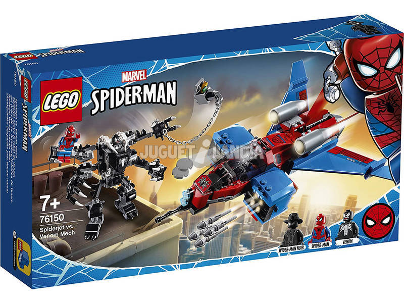 Lego Super Heroes Spider Jet VS. Armatura Robotica di Venom 76150