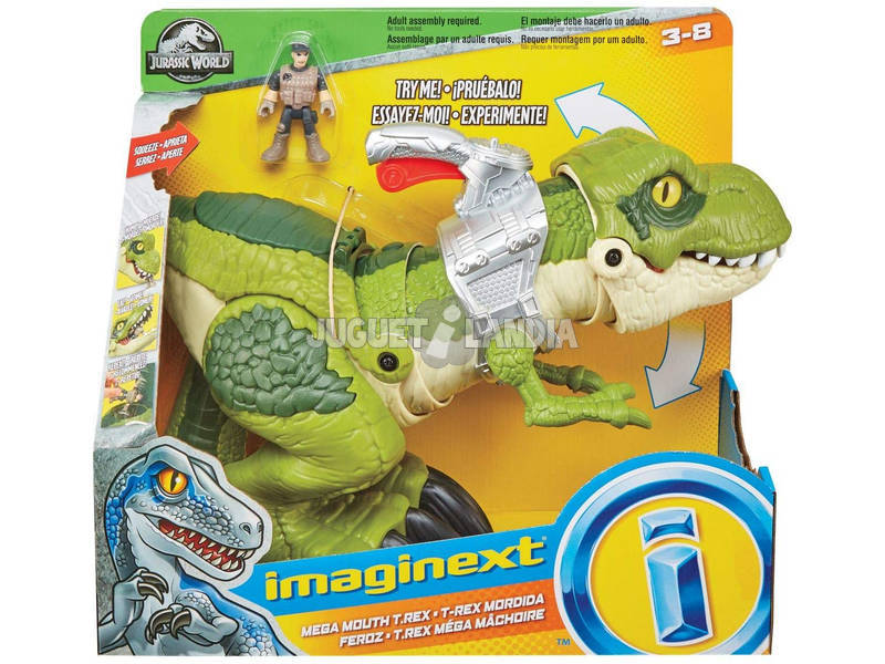 Imaginext Jurassic World Tyrannosaure Megamâchoire Mattel GBN14