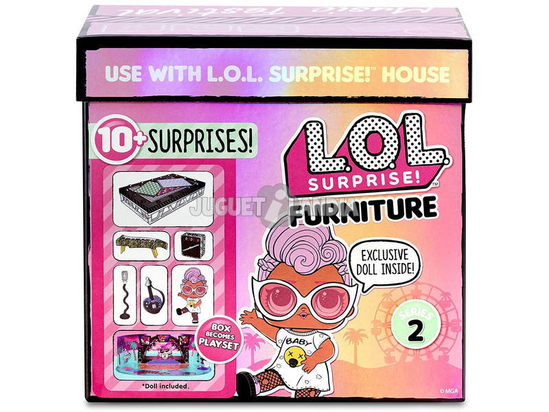 LOL Surprise Furniture Pack Con Muñeca Serie 2 Giochi Preziosi LLUC4000
