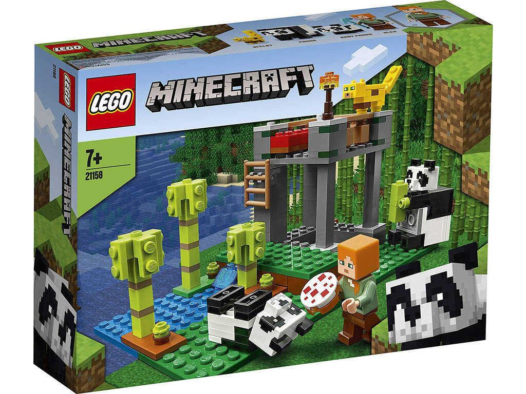 Lego Minecraft O Canil de Pandas 21158