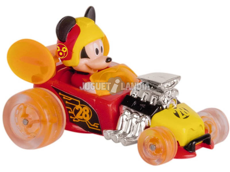Mini Véhicule Roadster Racer Mickey Supercharged Hot Rod IMC Toys 183766