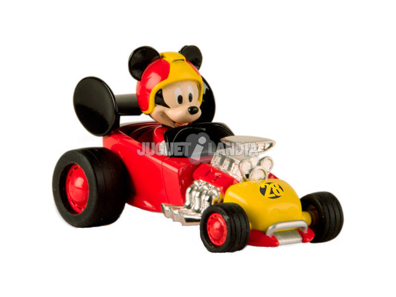 Mini Veículo Roadster Racer Mickey Hot Doggin Hot Rod IMC Toys 182844