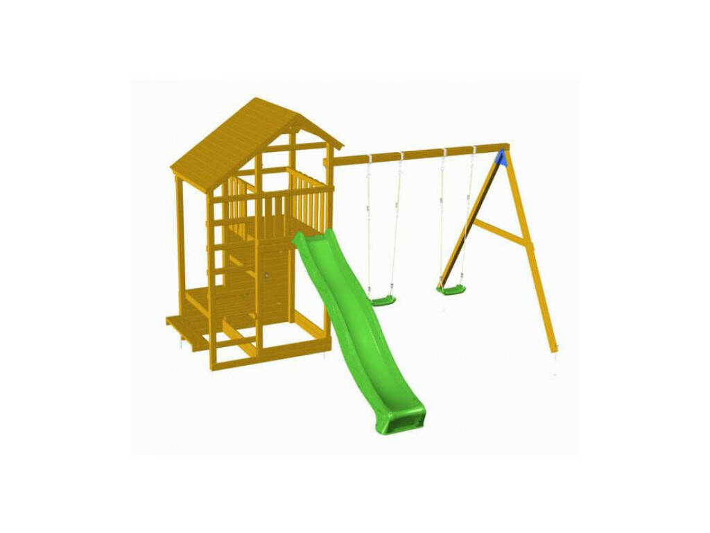 Kinderspielplatz Teide XL mit Doppelschaukel Masgames MA700101