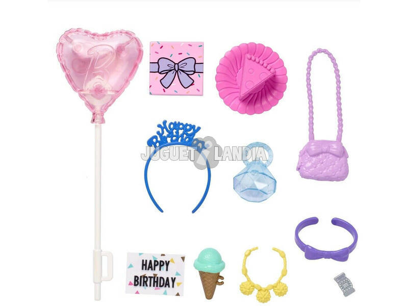 Barbie Accesorios de Moda Happy Birthday Mattel GHX36