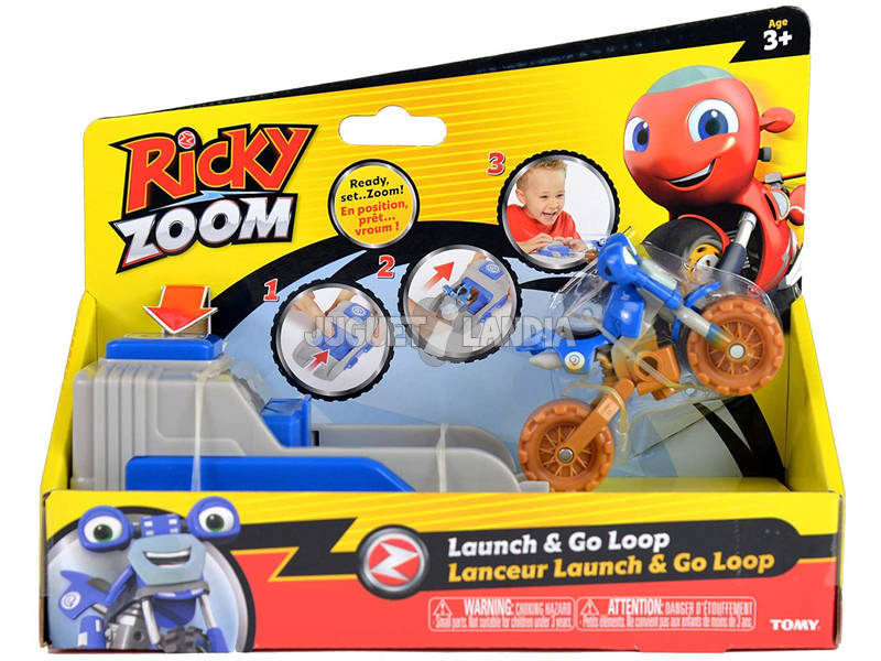 Ricky Zoom Lanciatore e Veicolo Bizak 3069 2038