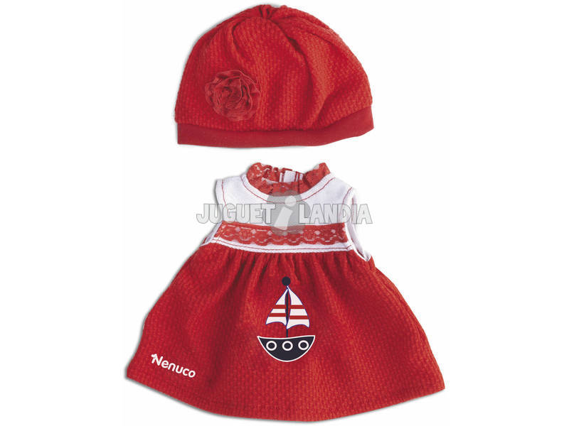 Nenuco Kleidung 35 cm. Rotes Kleid von Famosa 700013822