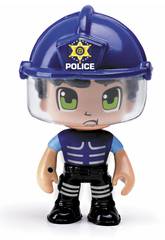 Pin et Pon Action Figurine Urgence Police Anti�meute Famosa 700014491