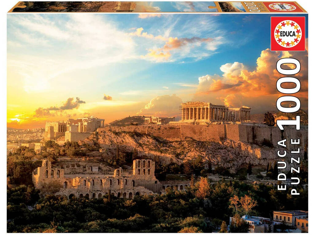 Puzzle 1.000 Acrópolis Atenas Educa 18489