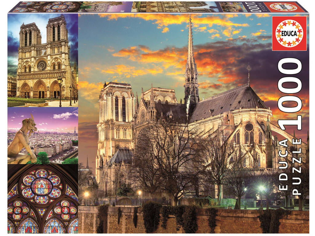 Puzzle 1000 Collage Di Notre Dame Educa 18456 