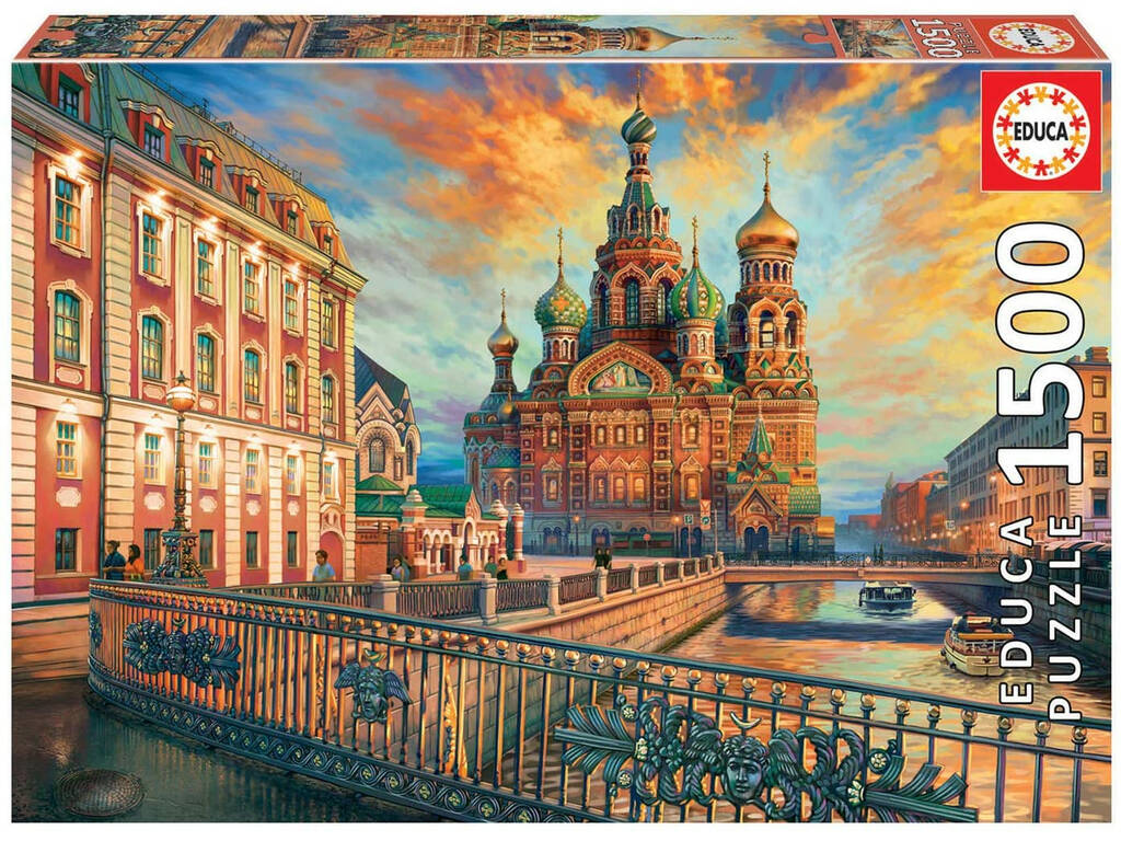 Puzzle 1500 Saint-Pétersbourg Educa 18501