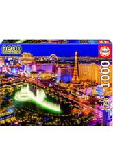 Puzzle 1000 Las Vegas Neón Educa 16761