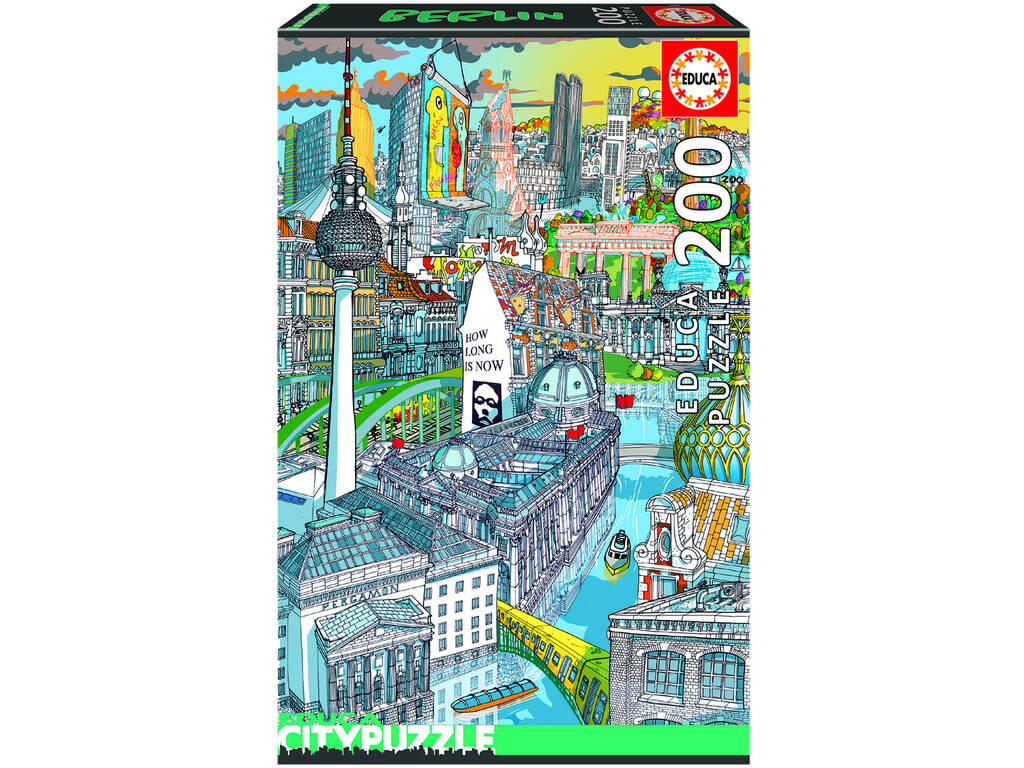 Puzzle 200 Berlín Educa Citypuzzle Educa18469