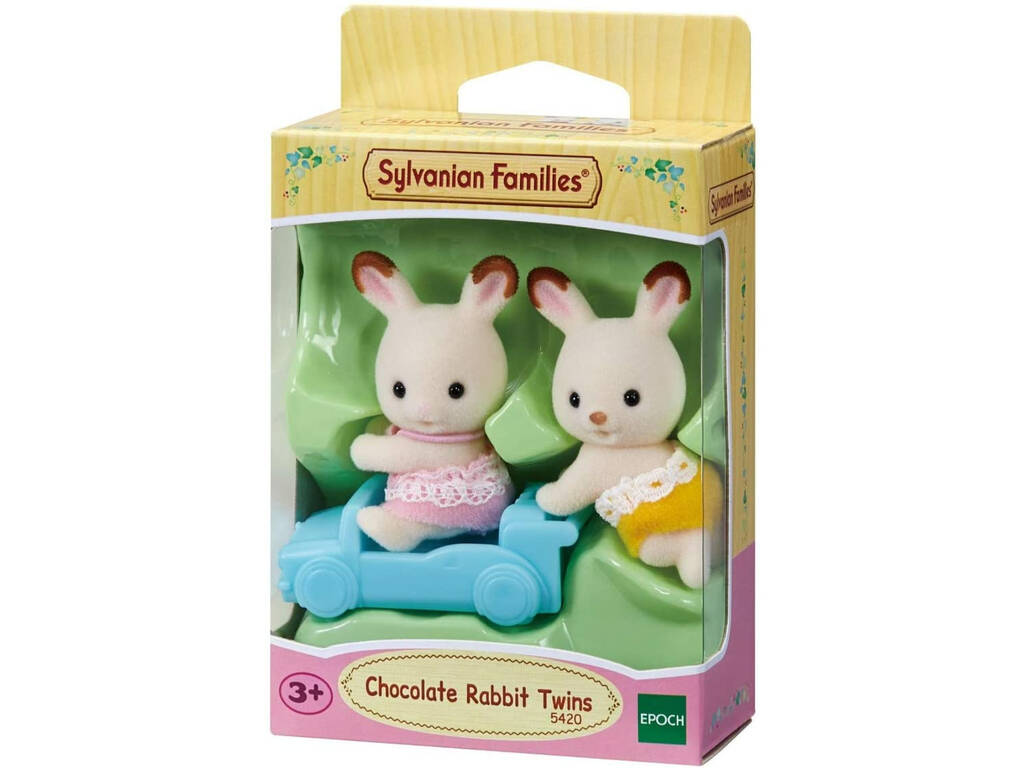 Sylvanian Families Gemelos Conejo Chocolate Epoch Para Imaginar 5420