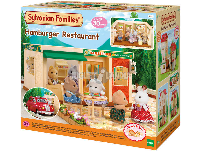 Sylvanian Families A loja de Hambúrgueres Epoch Para Imaginar 5271