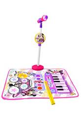 Minnie And You Tapis, Batterie, Pianoet Microphone avec Support Reig 5541