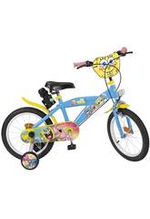 Vélo Bob l'Éponge 16 Pouces Toimsa 1647