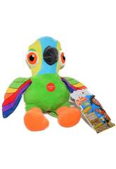 La Ferme de Zenón Peluche Musicale Perroquet Pepe Bandai 80012
