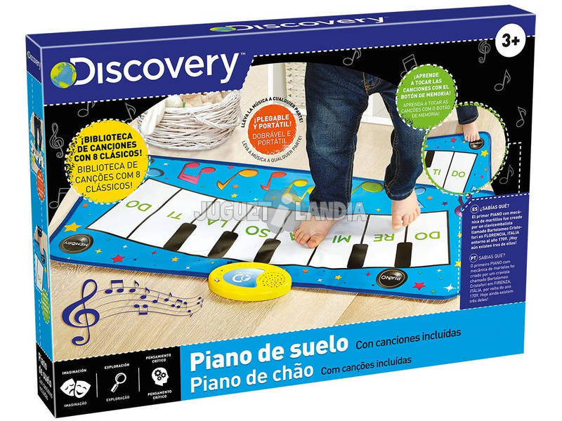 Discovery Piano de Suelo con Canciones World Brands 6000182