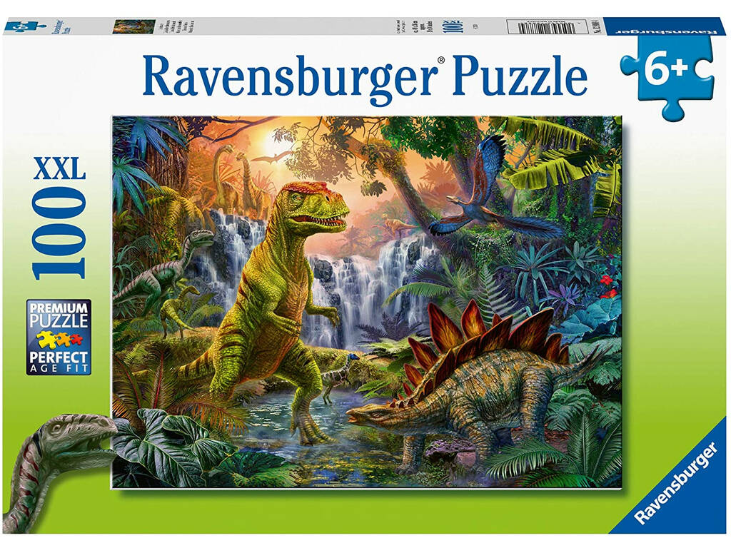 Puzzle XXL L'Oasis des Dinosaures 100 Ravensburger 12914