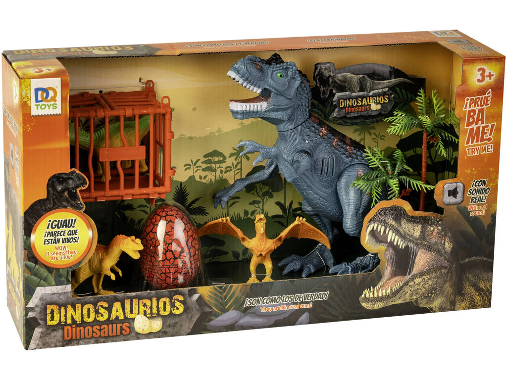 Dinosauro Luce e Suoni con Accessori