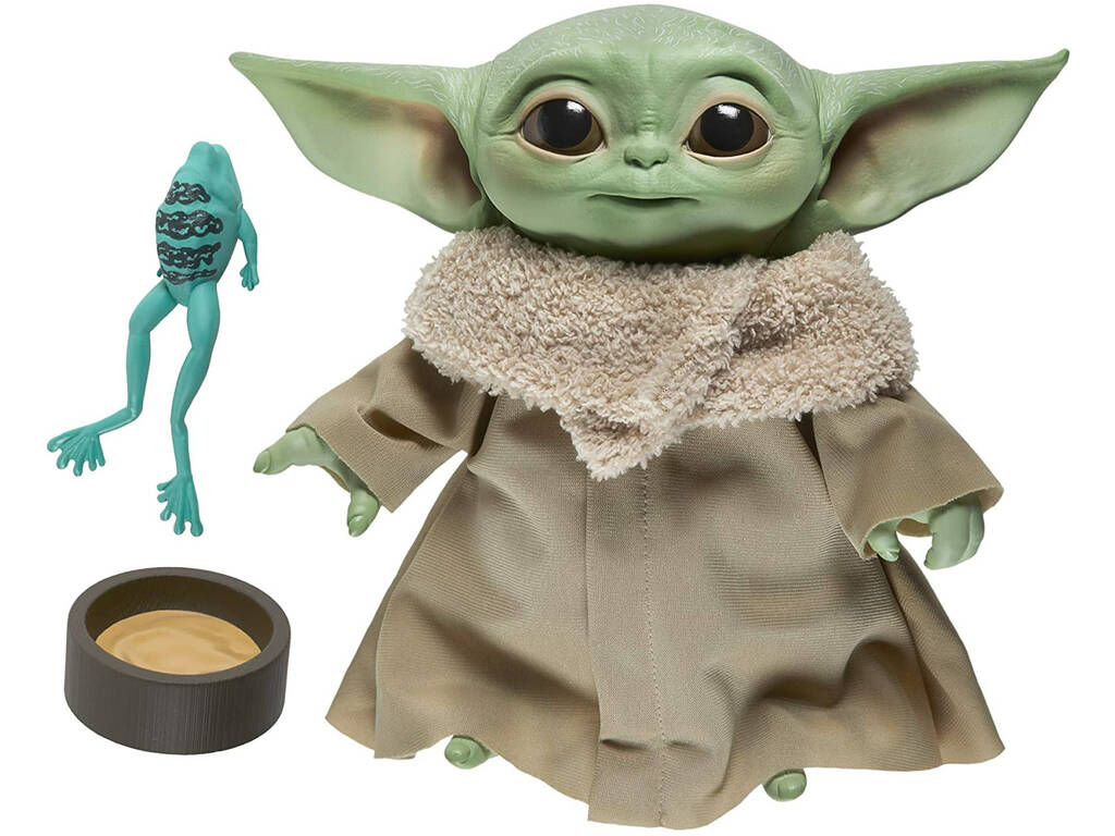 Star Wars The Mandalorian Baby Yoda The Child Peluche Falante Hasbro