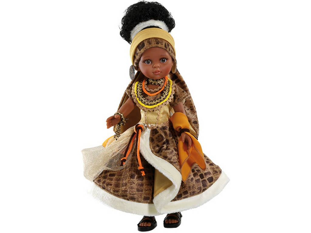 Puppe 32 cm Nora Africanische Amigas Época Paola Reina 04555