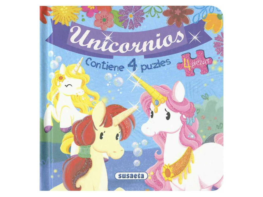 Puzzle di 4 pezzi Unicorni Susaeta S5082001