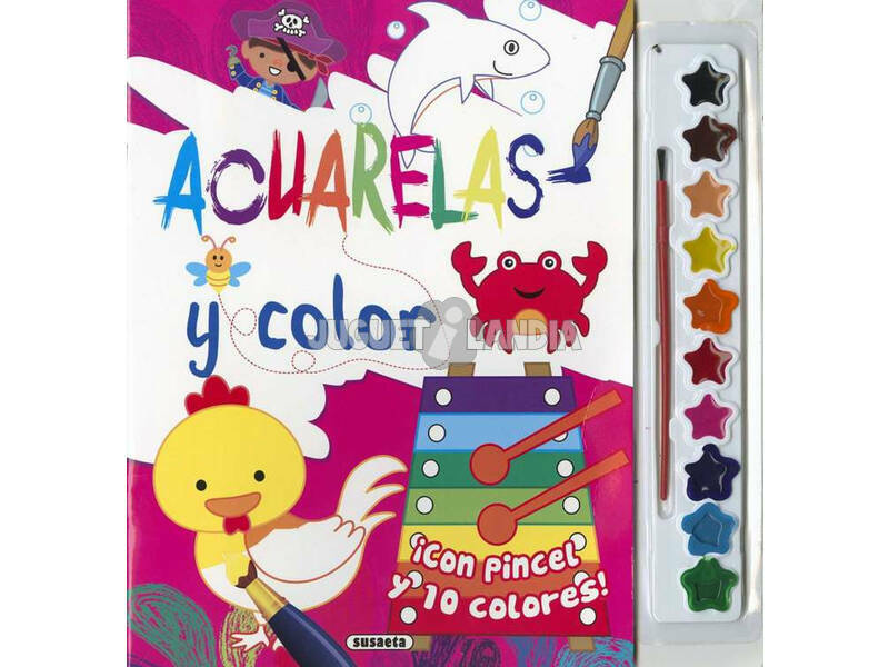 Acuarelas y Color Pollito y Cangrejo Susaeta S6059003