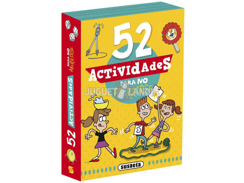 Jeux de cartes Activités 52 Activités pour ne pas s'ennuyer Susaeta S3440002