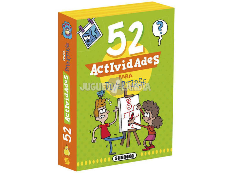 Deck von Games-Aktivitäten 52 lustige Aktivitäten Susaeta S3440003