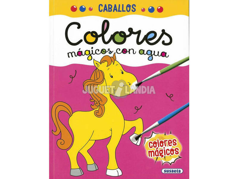 Colores Mágicos con Agua Caballos Susaeta S6060004