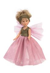 Celia 30 cm. Puppe Goldene Fee Asivil 0169952