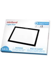 Light Pad Lavagna a LED formato A4 Miniland 95100