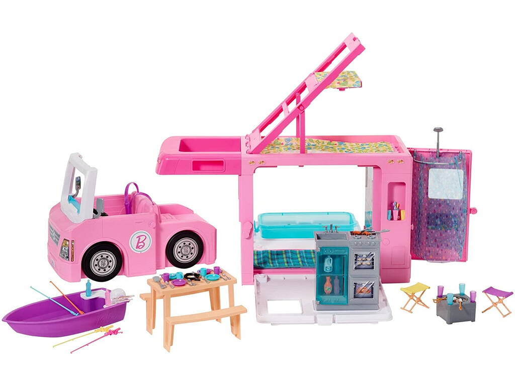 Barbie Autocaravana con Accesorios Mattel GHL93