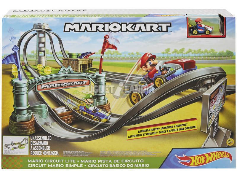 Hot Wheels Mini-circuito De Mario Kart Mattel GHK15