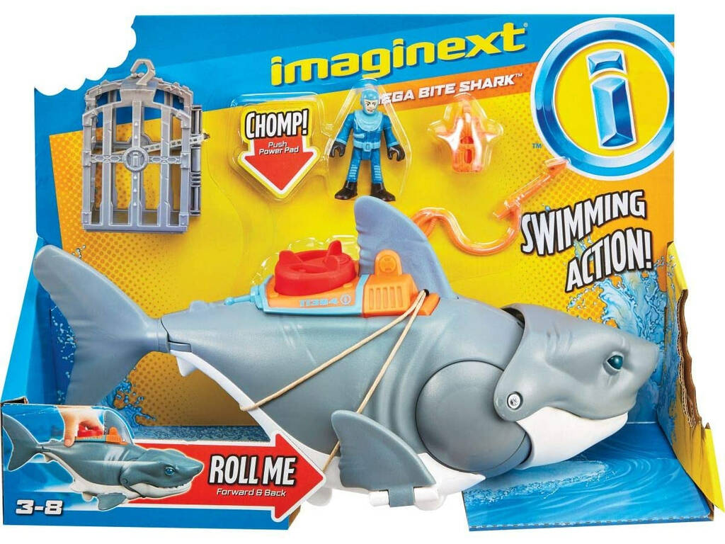 Imaginext Tubarão Megamandibulas Mattel GKG77