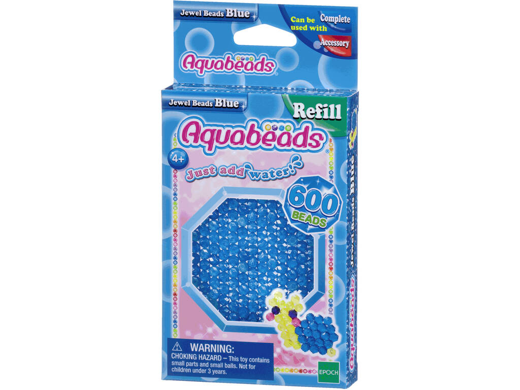 Aquabeads Pack Abalorios Joya Azul Epoch Para Imaginar 32708