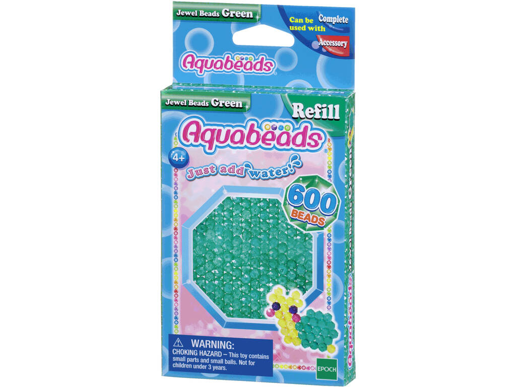 Aquabeads Pack Perles Bijou Vert Epoch Para Imaginar 32698
