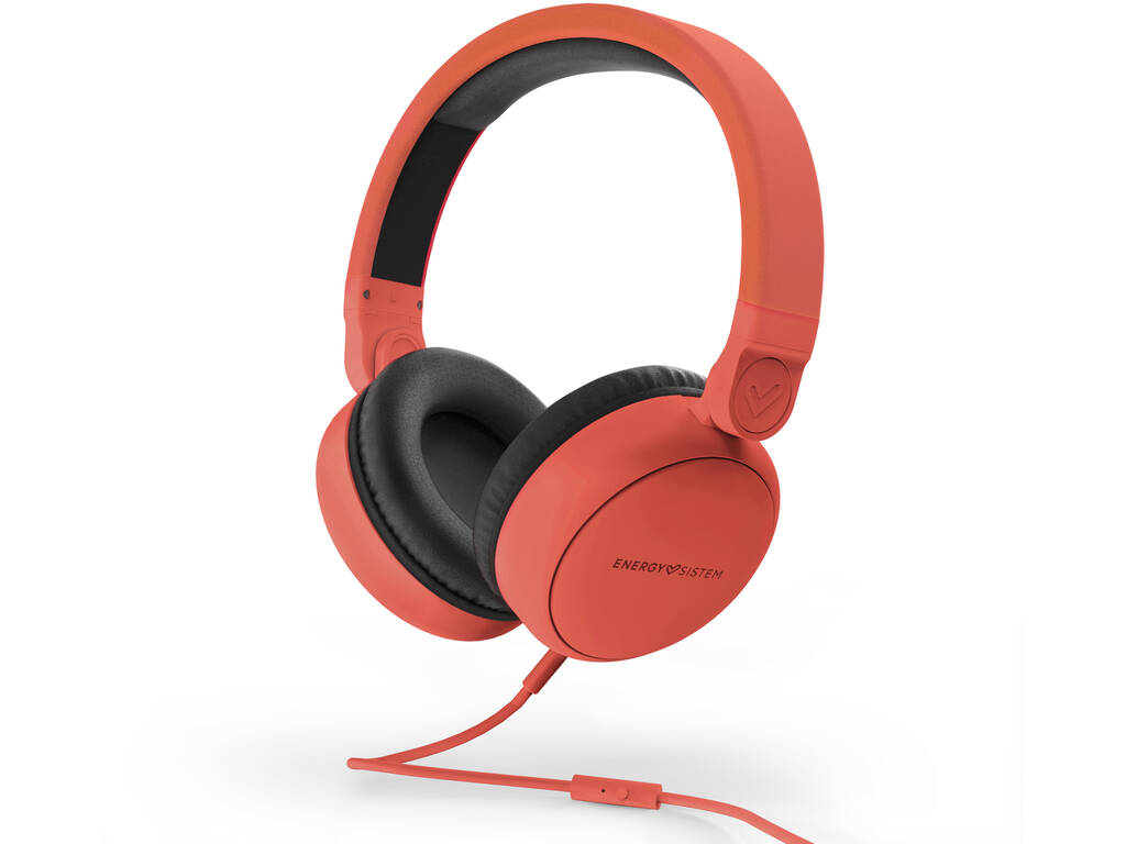 Auscultadores Headphones Style 1 Talk Chili Red Energy Sistem 44883