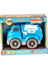 Vehículo de Ciudad Policía con Luces y Sonidos